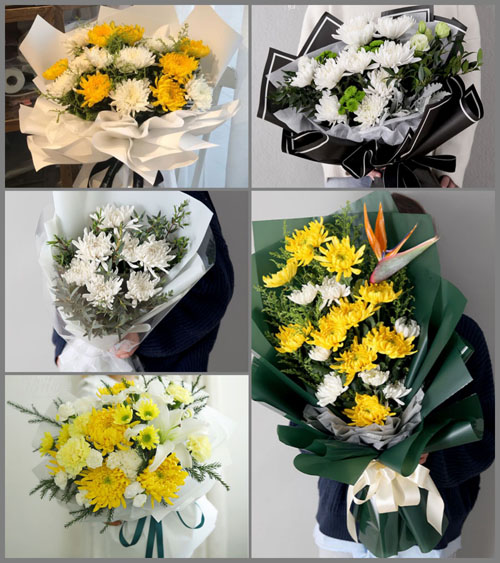 湖南岳阳汨罗市凤凰乡白事花束代送